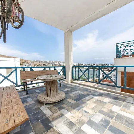 Sea View Cozy House With Bbq And Garden In Bodrum 3*