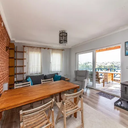 Sea View Cozy House With Bbq And Garden In Bodrum מלון 3*